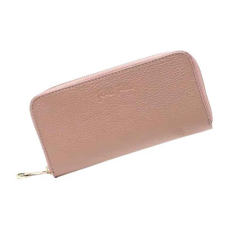 Folli Follie Leather Wallet Large Size Women's Pink-0