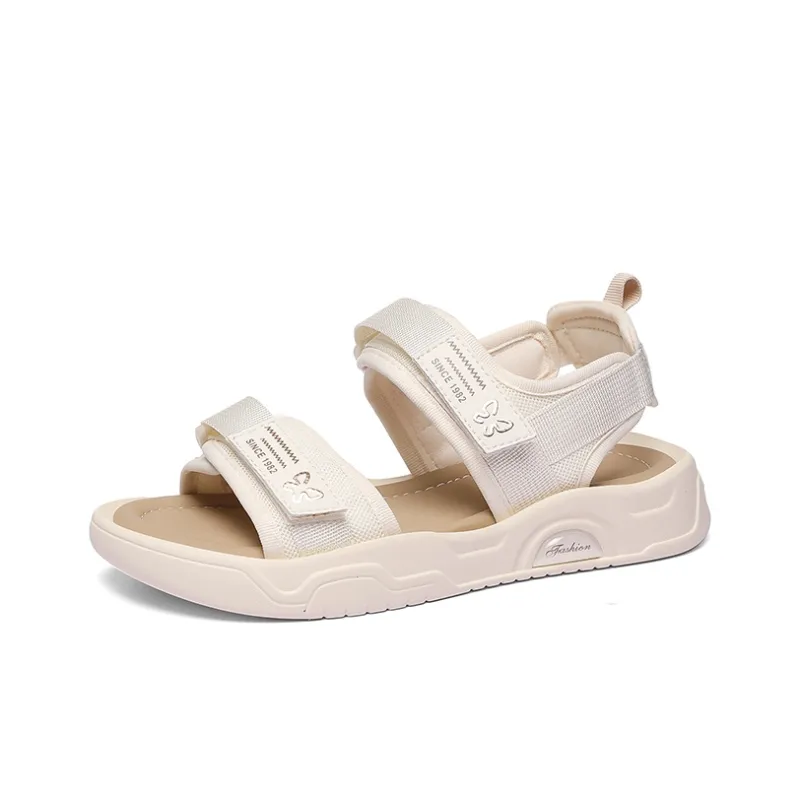 Golden Silk Rabbit Beach Sandals Women's-8