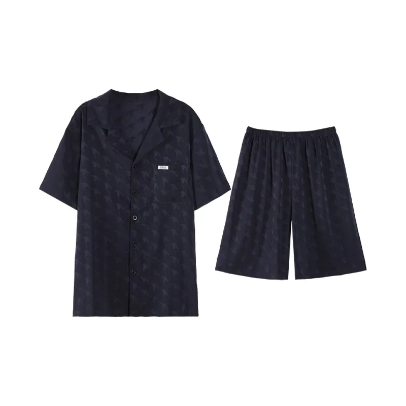 DAMOS·LOVE Pajama Set Men's Black-4