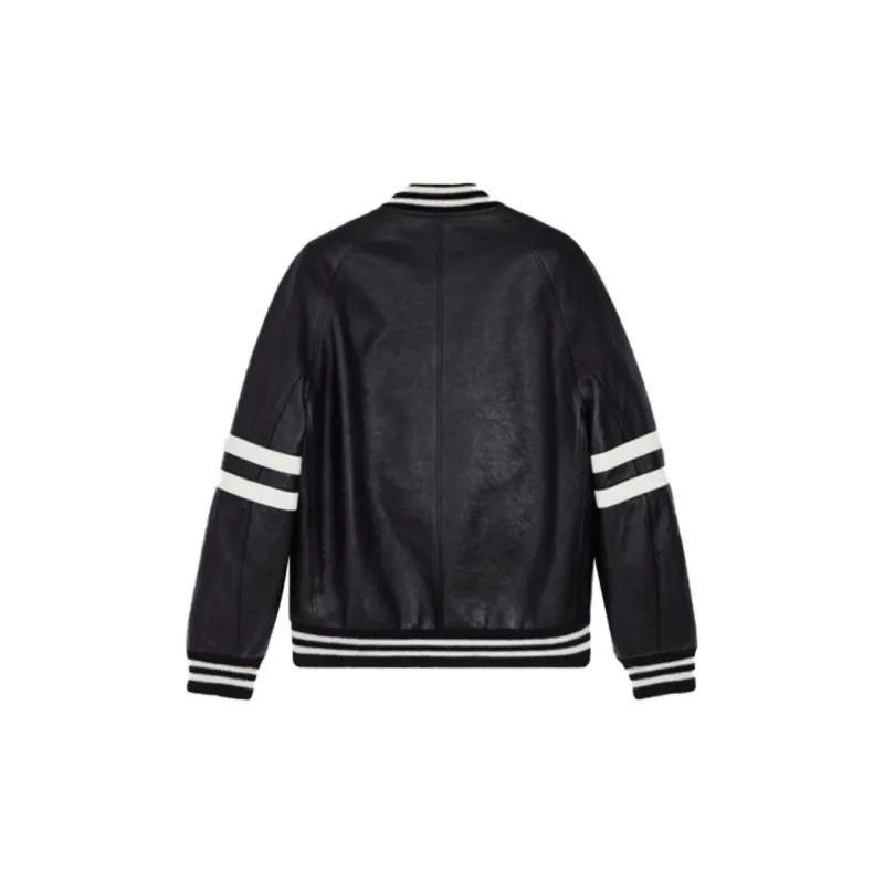 CELINE Leather Jacket Men's Black-1