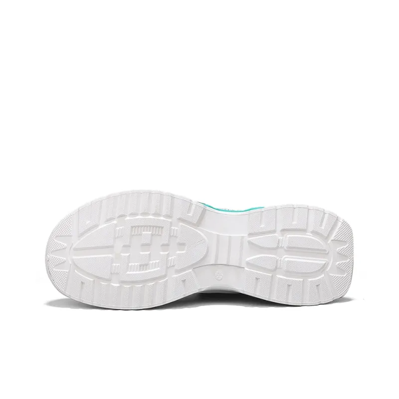 WARRIOR Chunky Sneakers Men Low Top Blue-4
