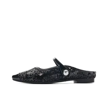EBLAN Wrap toe Slippers Women's Black