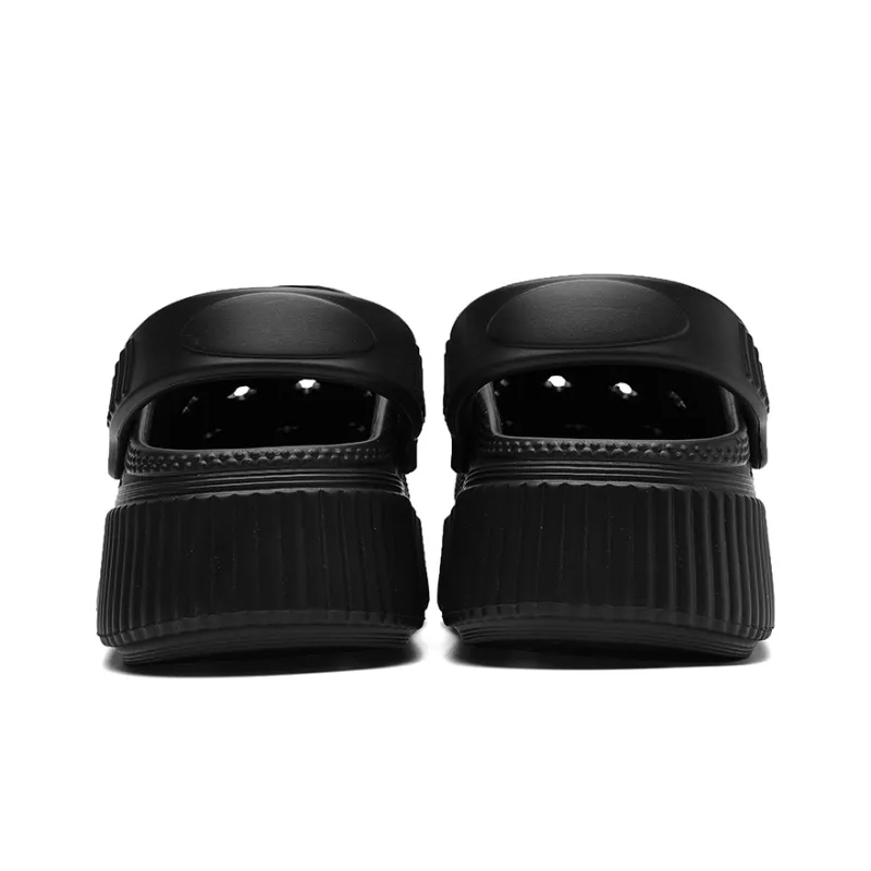HLA Clogs Women's Squashy And Bouncy Feeling Platform Reversible Outerwear Seaside Slippers-8