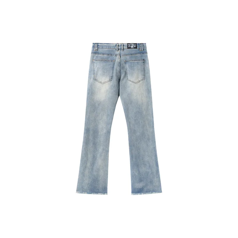 XINYINSU Jeans Unisex Yellow Mud-8