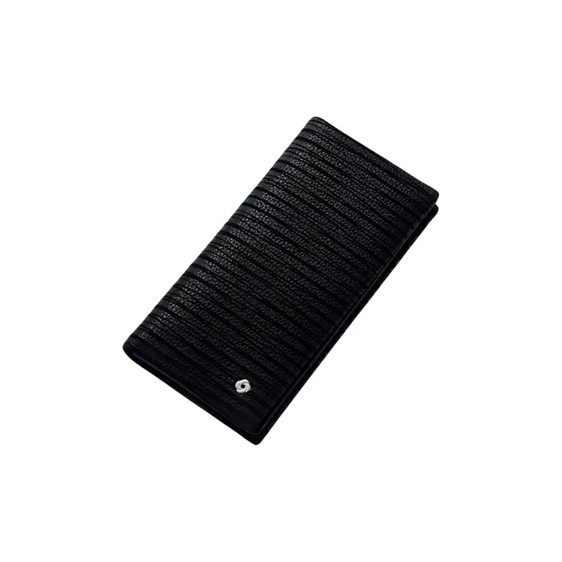 SAMSONITE Cow Leather Card Holder Document Wallet Wallet Men's Black-1