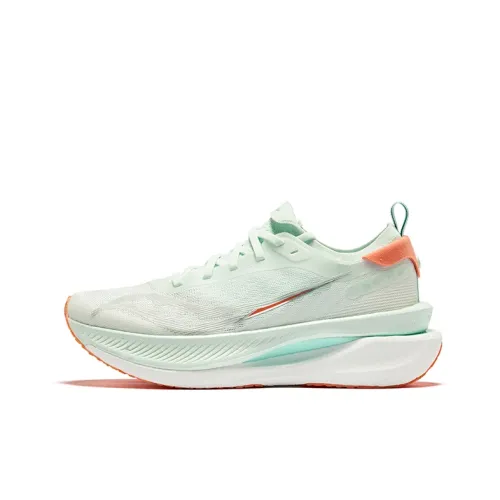 Saucony Heavy Weight Balanced Cruising Speed Stable Progress Cushioning Running Shoes Women's White Green