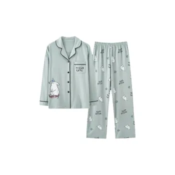MIIOW Pajama Set Women's Gray Green