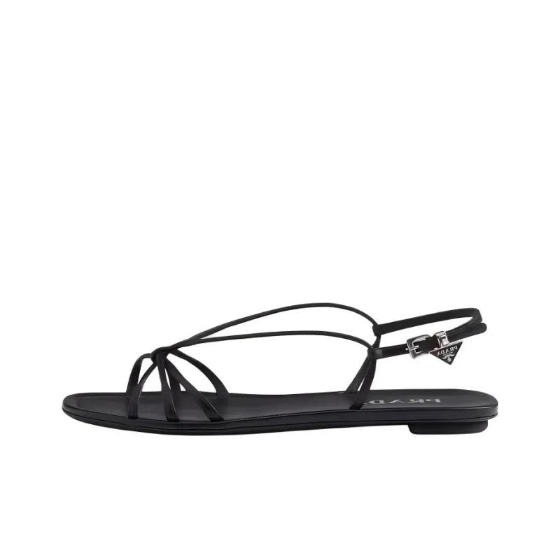 PRADA Strap Sandals Women's Black-0