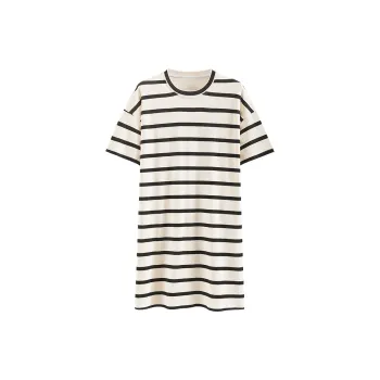 Ordifen Nightgown Women's Black White