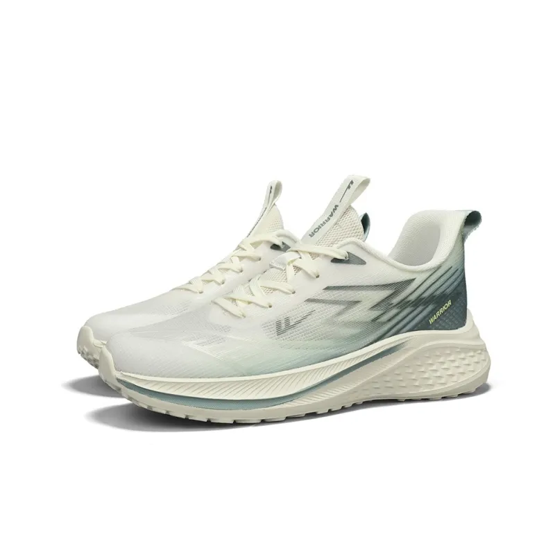 WARRIOR Running Shoes Men Low Top White Blue Yellow/Gray Blue Green/Gray Moon Orange/Black White-9