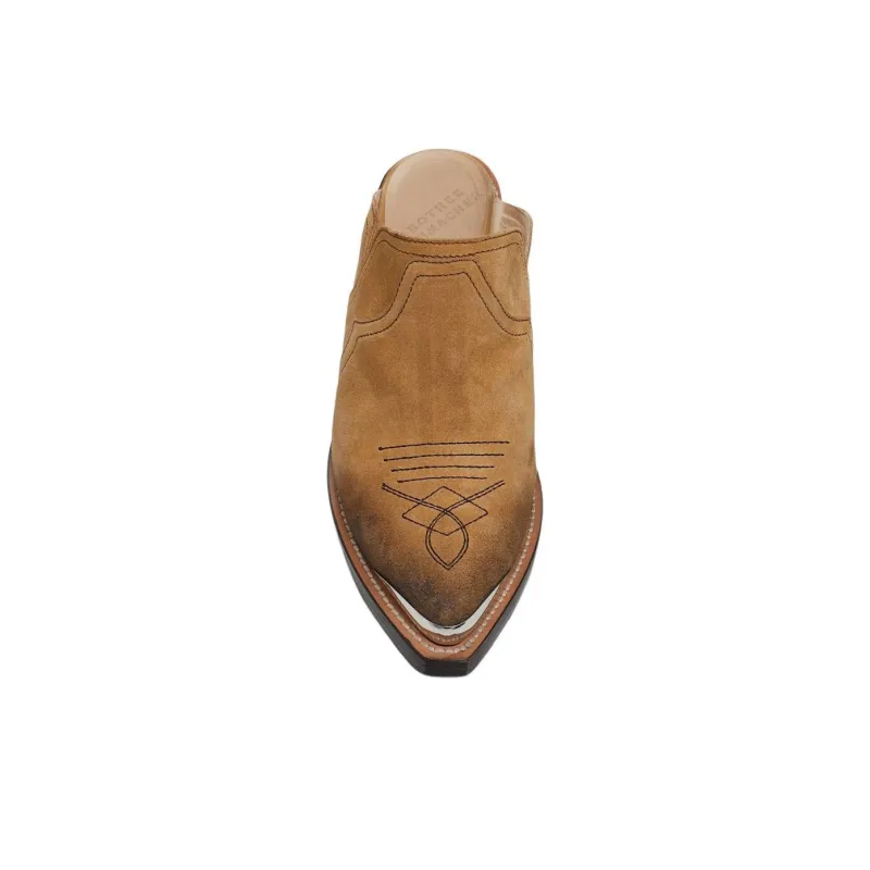DOROTHEE SCHUMACHER Western 50mm Suede Mules-4