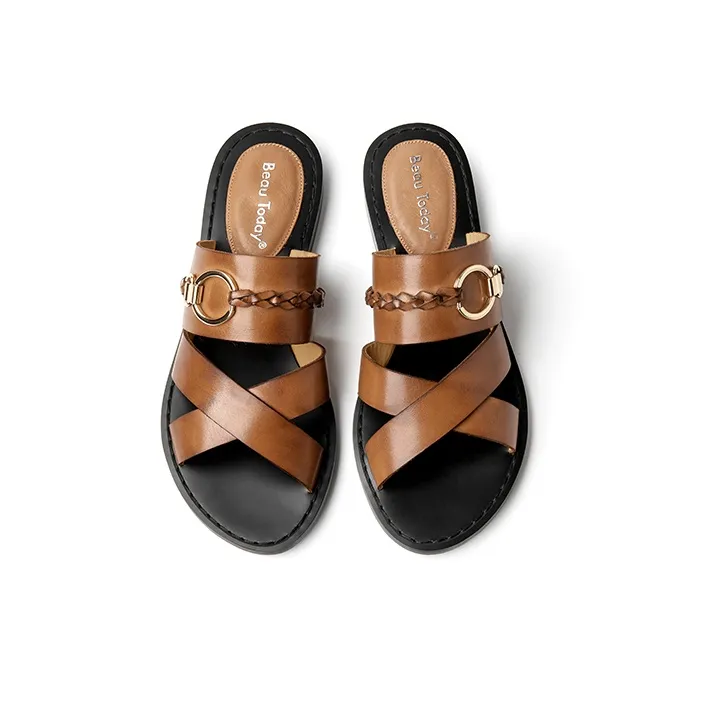 Beau Today Rubber Sole Slide Slippers Women's-19
