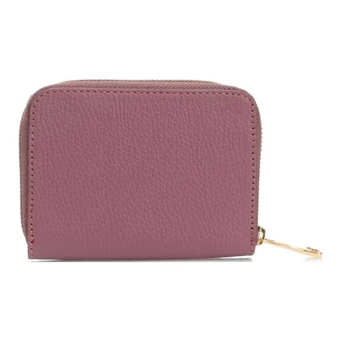 Folli Follie Leather Wallet Small Size Unisex Light Purple-1