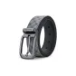 Gunmetal Buckle Gray Strap