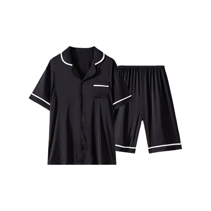 DAMOS·LOVE Pajama Set Men's Black-0