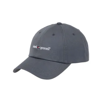 Tommy Hilfiger Organic Cotton Baseball Caps Men's Gray
