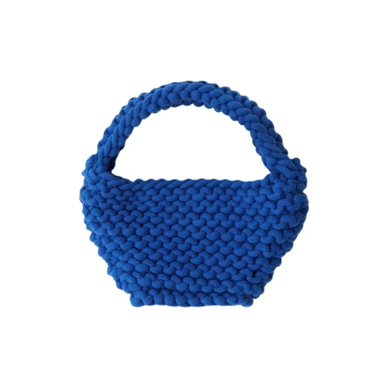 NOTHING WRITTEN Cotton And Polyester Blend Handbag Small Size Unisex Blue-0