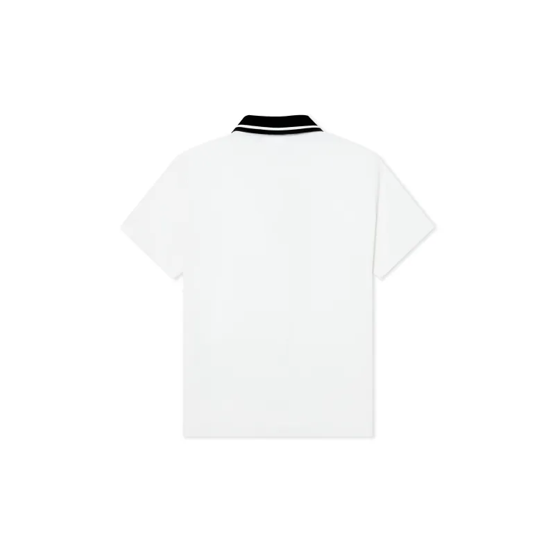 Kappa Summer Polo Shirt Women's Korean White-1