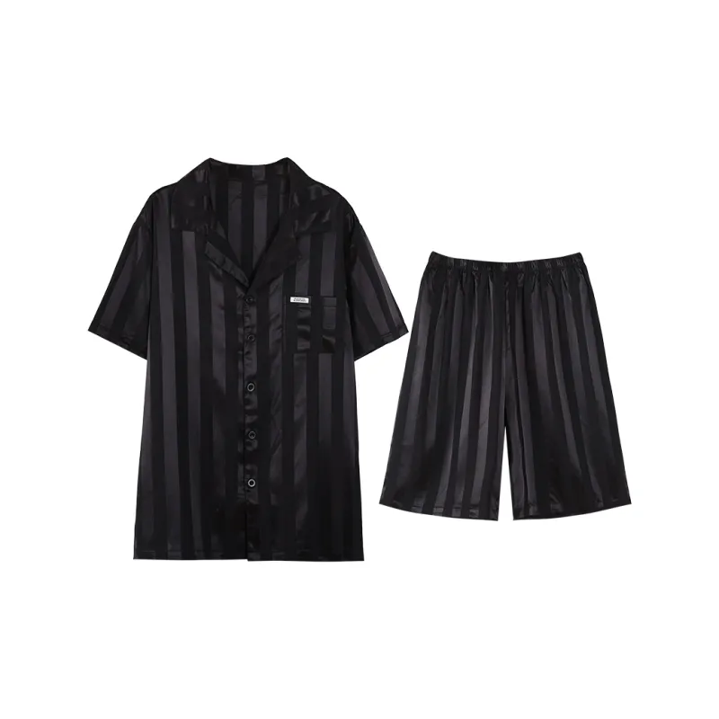 DAMOS·LOVE Pajama Set Men's Black-7