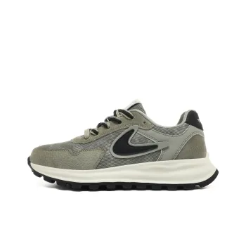CEDAR HAN Anti Slip And Wear Resistant Lightweight Low Top Casual Shoes Unisex Olive Green
