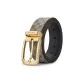 Gold Buckle Coffee Strap