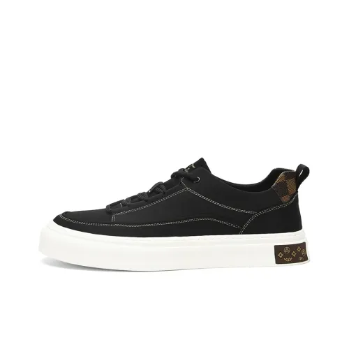 SEPTWOLVES Slip Resistant Lightweight Height Increasing Low Top Canvas Shoes Men's