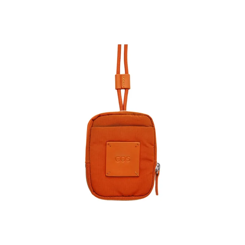 COS Polyamide Blended With Polyester Key Pouch Regular Men's Orange-1