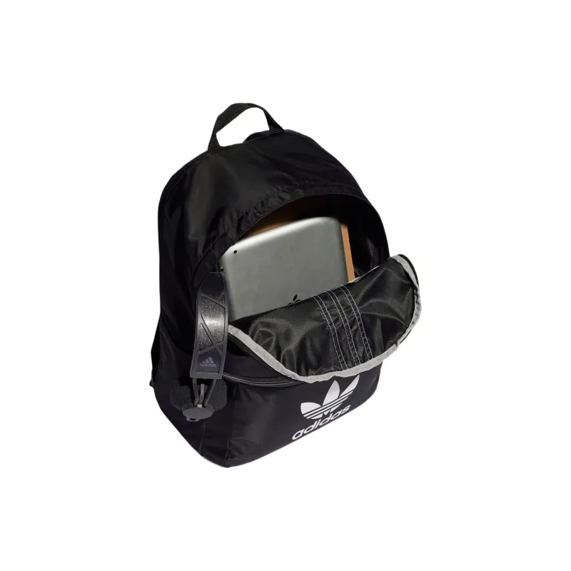 Adidas Originals Recycled Polyamide Backpack Unisex Black-3