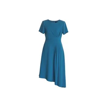 ROEYSHOUSE Short Sleeved Dresses Women's Peacock Blue