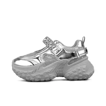 WENPU Height Increasing Lightweight Breathable Low Top Chunky Sneakers Women's