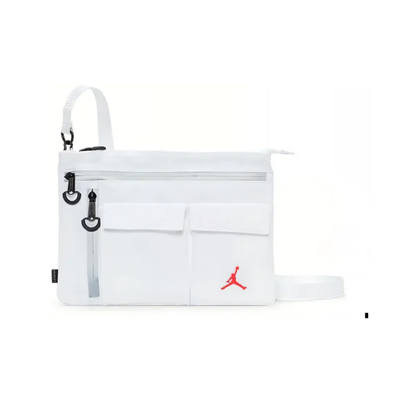 Jordan Polyester Messenger Bag Shoulder Bag Crossbody Bag Regular Men's White-0