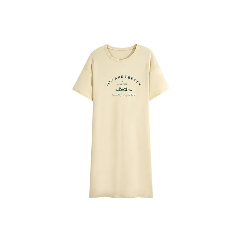 MADALLO Nightgown Women's Apricot Yellow-0