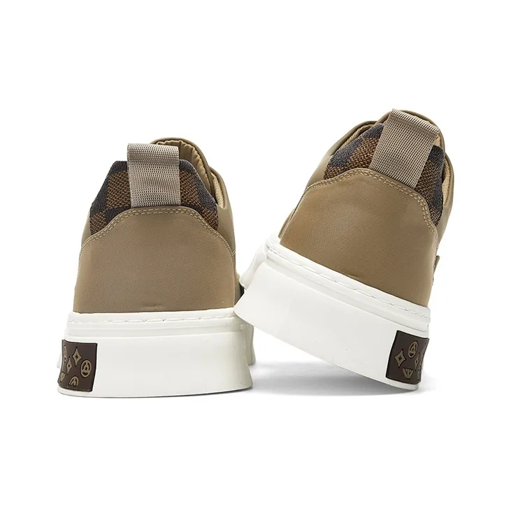 SEPTWOLVES Slip-Resistant Lightweight Height Increasing Low-Top Canvas Shoes Men's-8