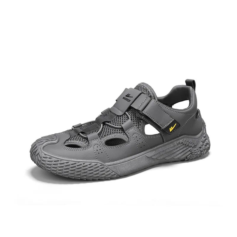 Warrior River Trekking Shoes Breathable And Wear resistant Beach Sandals Men's Gray-2