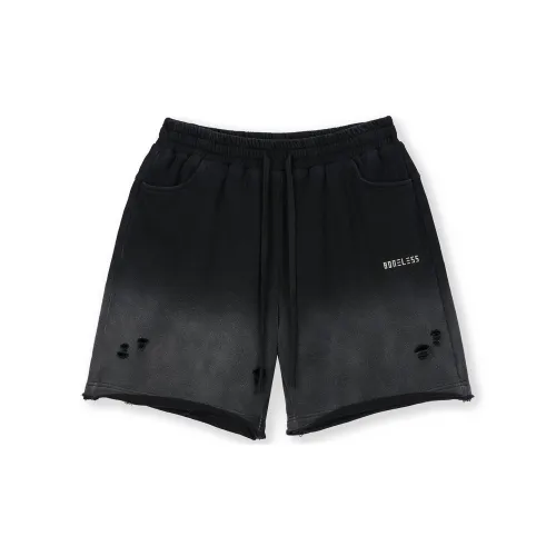 BONELESS Casual Shorts Unisex Washed Black