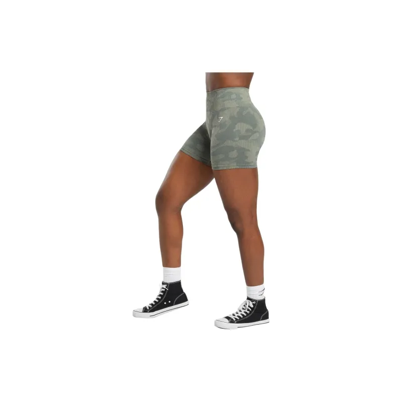 GYMSHARK ADAPT Sports Shorts Women's Pink Green Chalk-2