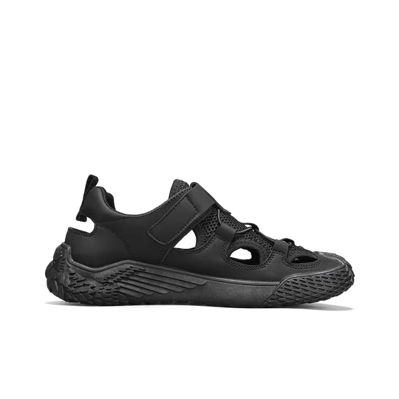 Warrior River Trekking Shoes Wear resistant, Lightweight, Breathable, And Non slip. Beach Sandals Men's Black-1