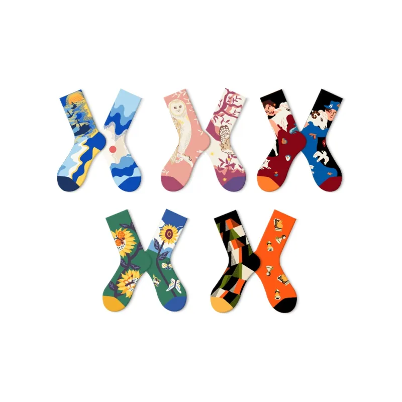 JKN Unisex Mid Calf Socks-6