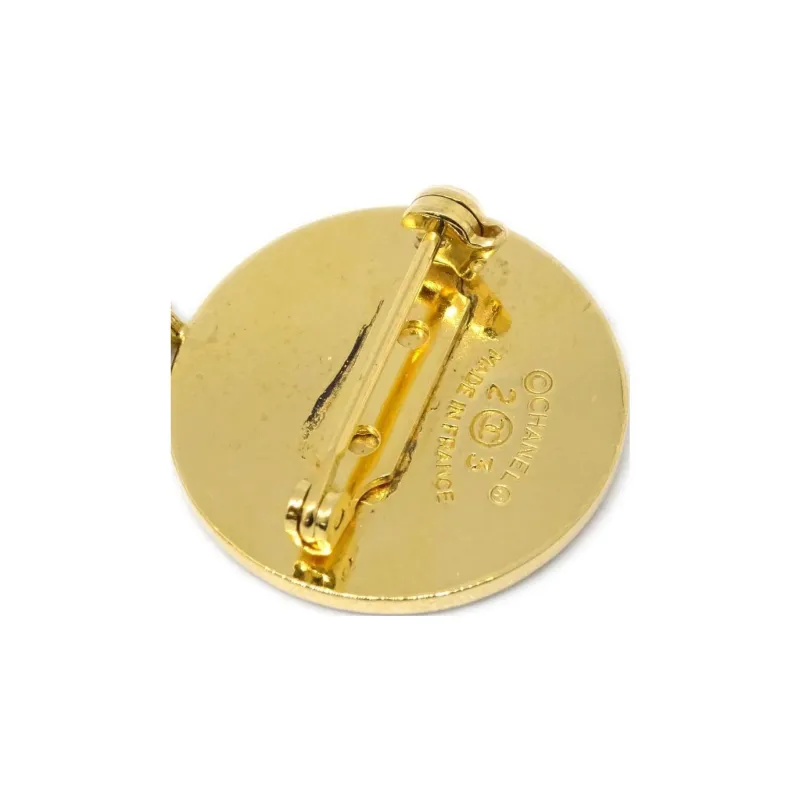 CHANEL 1990 2000 Classic Flap Brooch-2