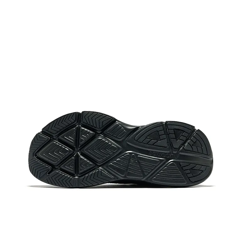 Saucony GUIDE 17 Coverage Low Top Running Shoes Men's Black-4