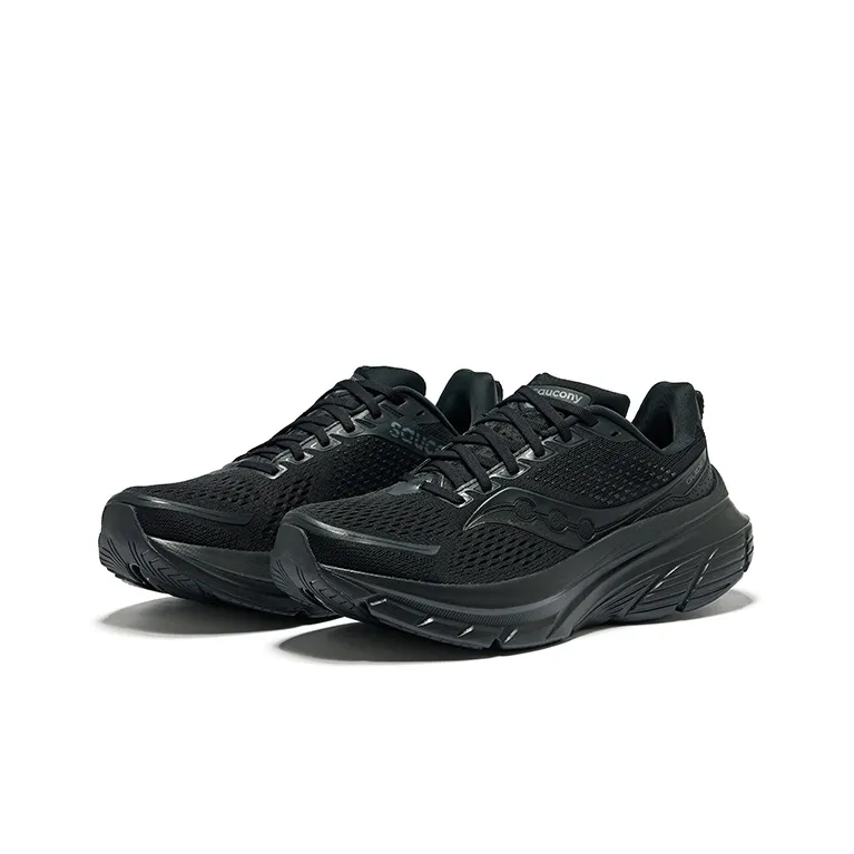 Saucony GUIDE 17 Coverage Low Top Running Shoes Men's Black-2
