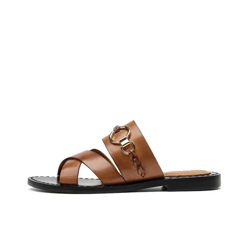 Beau Today Rubber Sole Slide Slippers Women's-15