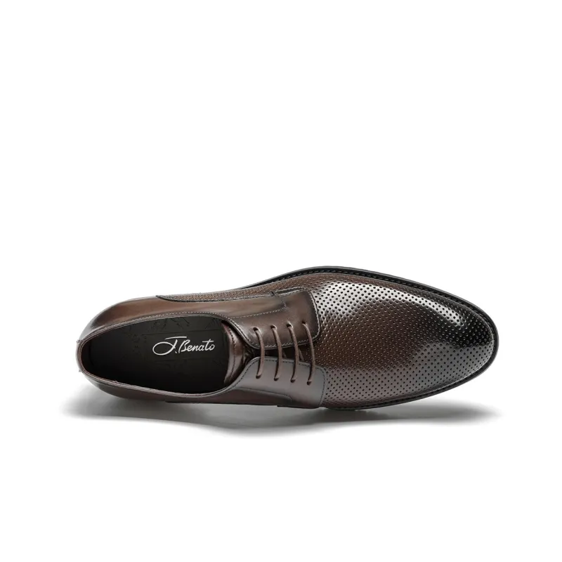 J.BENATO Dress Shoes Men's Coffee-1