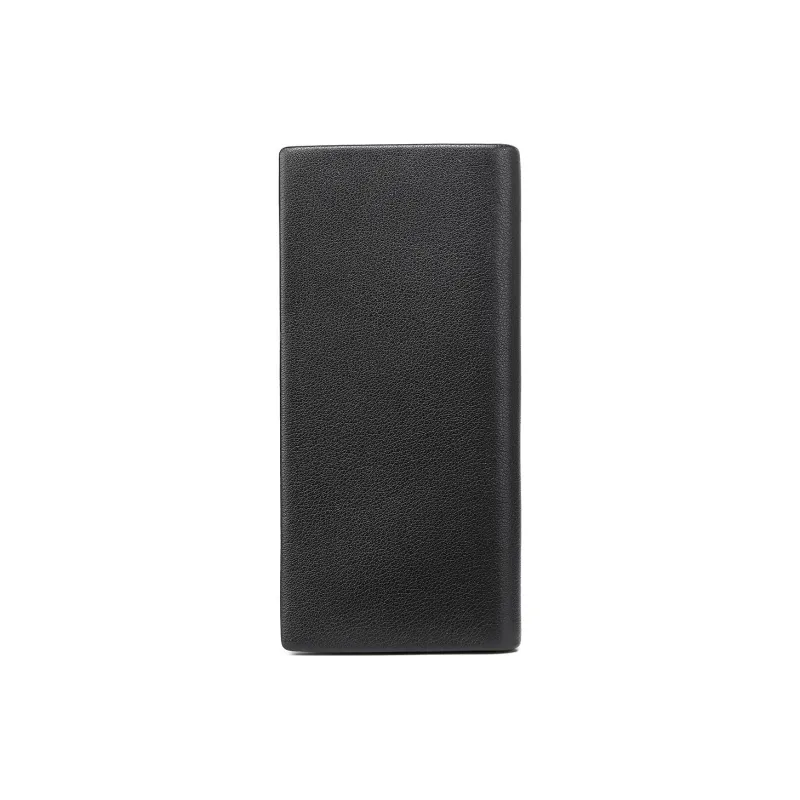 PIERRE CARDIN Top Grain Cow Leather Long Wallet Bag Business Elegance Wallet Regular Men's Black-2