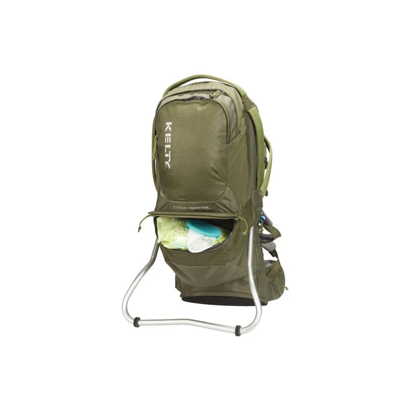 KELTY Polyester Blended With Nylon Outdoor Hiking Bag Backpacks Unisex Green-4