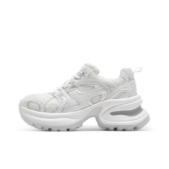 C°BANNER Low Top Chunky Sneakers Women's White