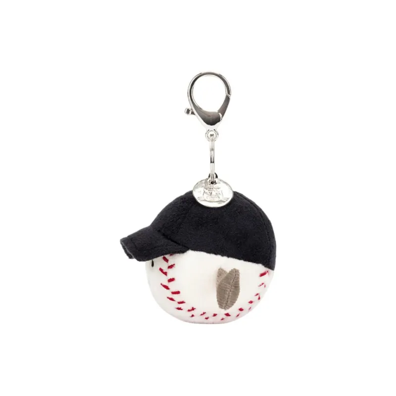 JELLYCAT Amuseables Sports Baseball Bag Charm-3