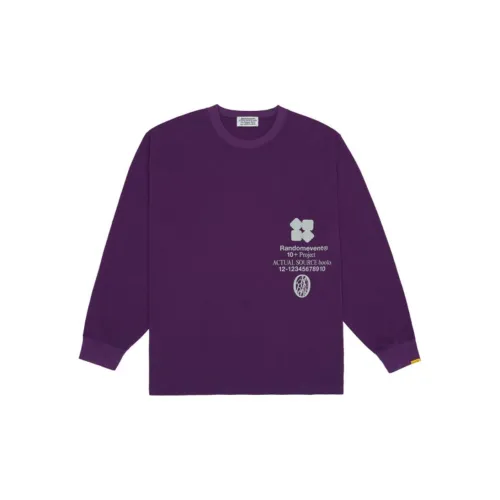 Randomevent T-Shirts Men Purple