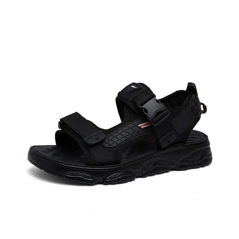 Warrior Casual Chef Shoes Beach Sandals Men's Black-0