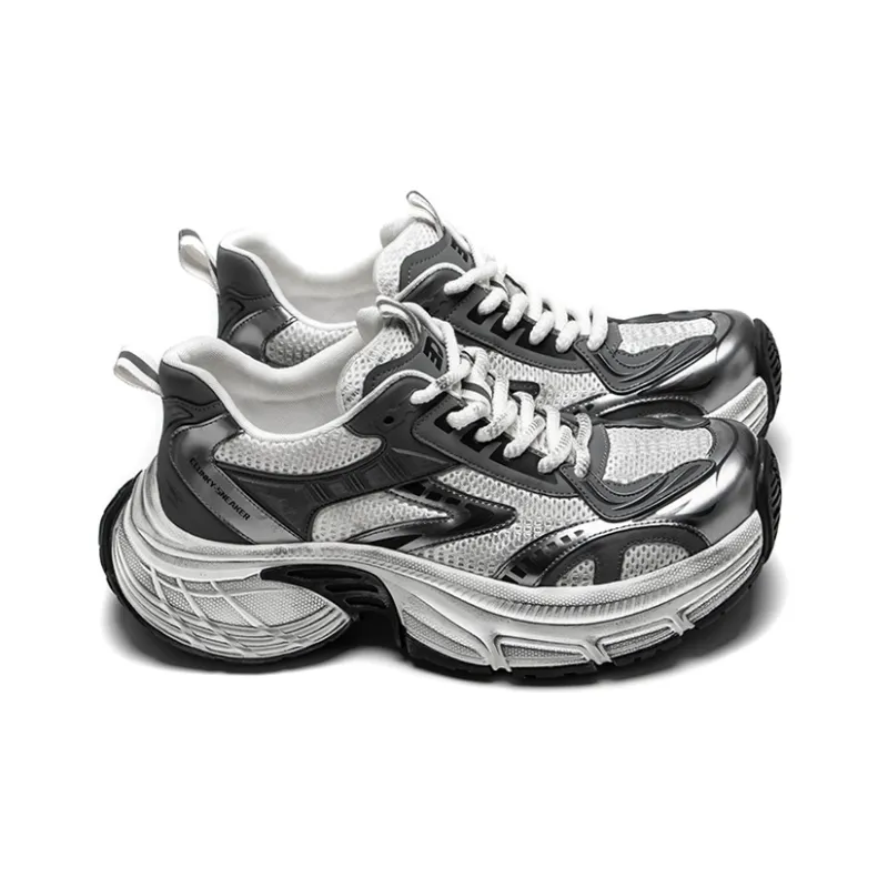Meixi Height Increasing Low-Top Chunky Sneakers Men's-6